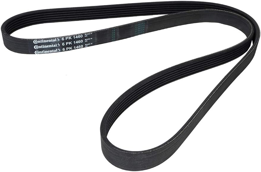 Multi Rib Belt 6PK1460 11287830945 Compatible With BMW 3 Convertible (E93), 3 Coupe (E92) (CONTINENTAL)