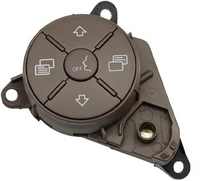 Enhanced Control: Genuine Mercedes-Benz 164/251 Complete Steering Wheel Switch Set (Brown-Round) for M-Class W164 & R-Class W251 Left 1648700558 & Right 1648700658 Tag-SW-87