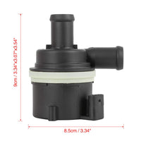 Auxiliary Water Pump 6R0965561A 6R0965561 Compatible with AUDI A4 A5 A6 A7 & VW PASSAT B7 (A32, A33) &  SKODA FABIA II (542) Tag No.17