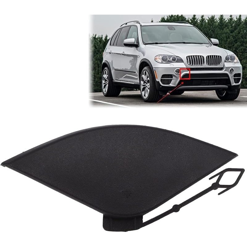 Bumper Tow Towing Cap Cover Hook Compatible with BMW X5 E70 2011-2014 Tow Towing Cap Cover Hook Cap Cover 51117222744py E70 Towing Cover