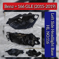 Headlight Base Compatible With Mercedes Benz W166 GLE (2015-2019) Tag No.116