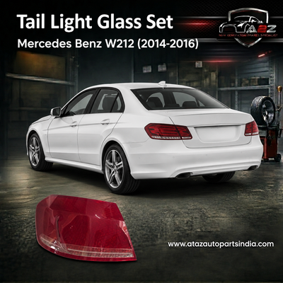 Tail Light Glass Set Compatible With Mercedes Benz W212 (2014-2016)