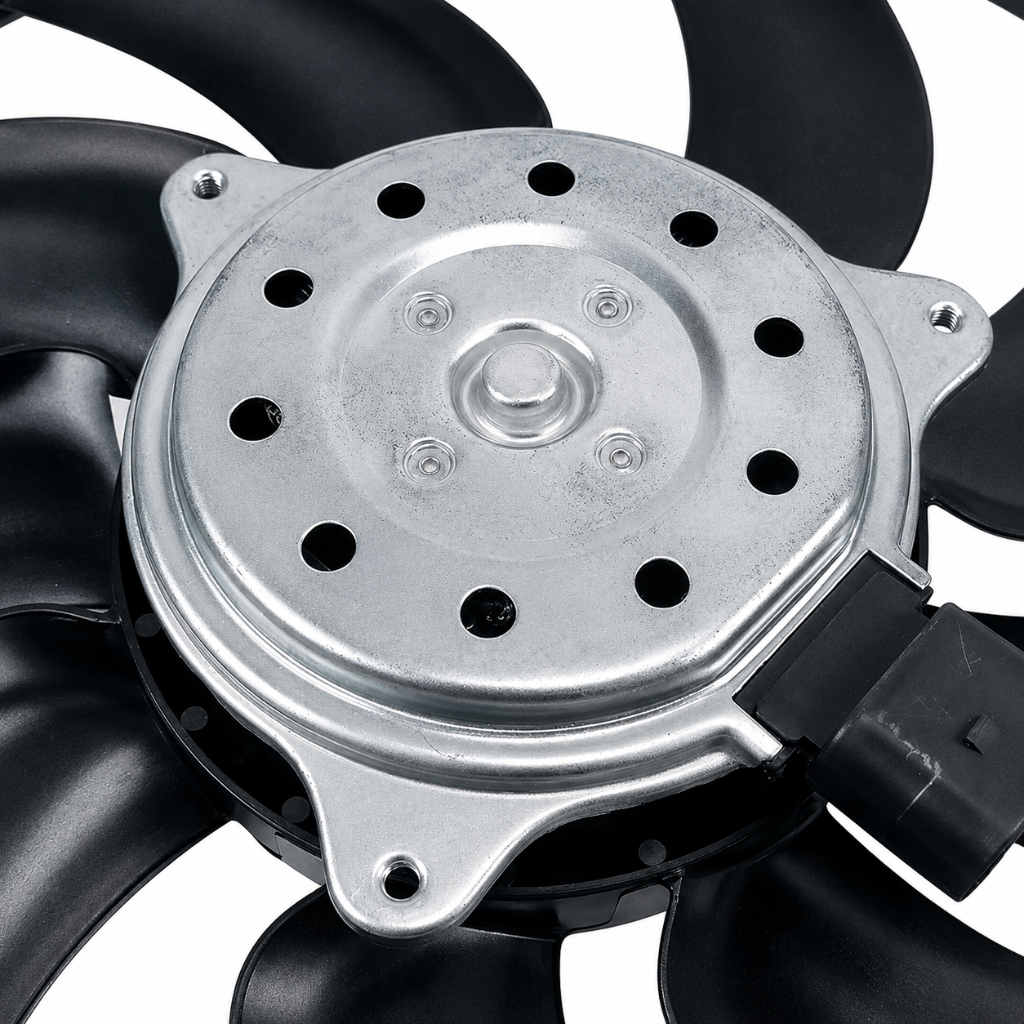 Engine Cooling Fan Motor Fan Assembly (Small) 8K0959455M  8K0959455F Compatible with AUDI A4 B8 (8K2) | A4 / S4 & A6 C7 (4G2, 4GC) | A6 / S6 & A7 Sportback (4GA, 4GF) | A7 / S7 & Q3 & Q5 (8RB)