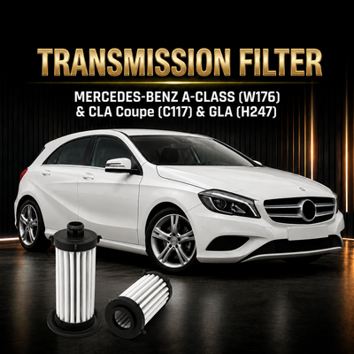 Transmission Filter 2463770495 & EG910HD454 & HX232D Compatible With MERCEDES-BENZ A-CLASS (W176) & CLA Coupe (C117) & GLA (H247)Tag 268