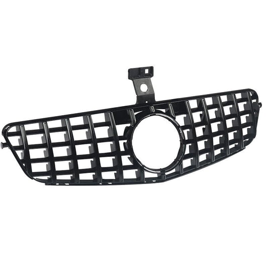 Front Bumper Grill Compatible With Mercedes Benz C Class W204 2007-2014 Front Bumper Grill W204 Grill Gtr Black