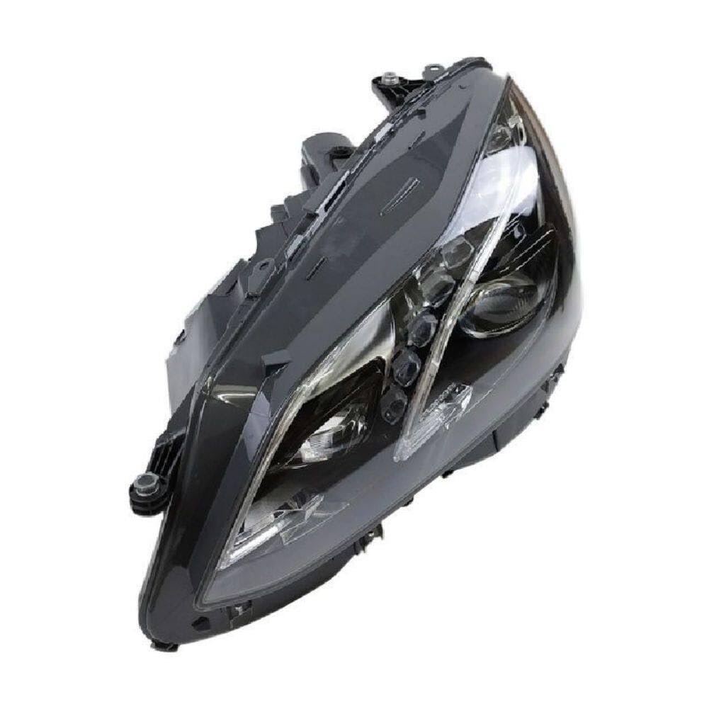 Complete Headlight Assembly (Double Lens + LED) Left A2128202339 & Right A2128202439 Compatible With Mercedes Benz E-Class (W212) (2014-2017) Tag No.130