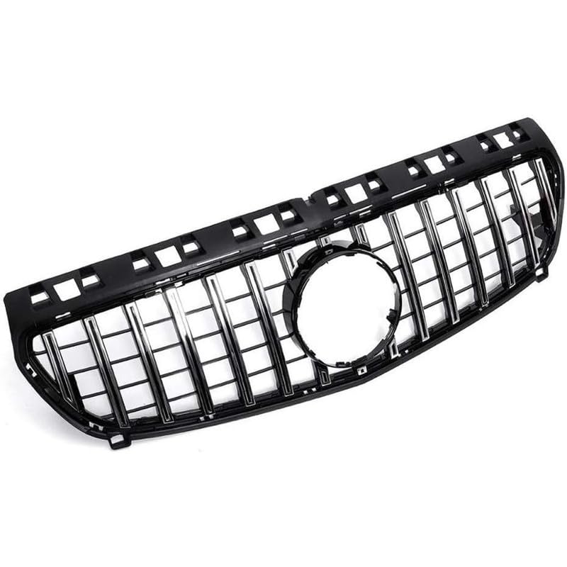 Front Bumper Grill Compatible With Mercedes Benz A Class W176 A180 A200 A250 A45 Amg Gtr 2012-2016 Front Bumper Grill W176 Grill Gtr Silver