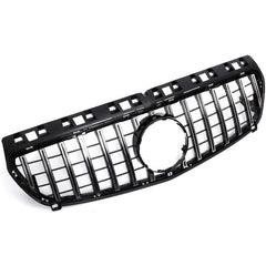 Front Bumper Grill Compatible With Mercedes Benz A Class W176 A180 A200 A250 A45 Amg Gtr 2012-2016 Front Bumper Grill W176 Grill Gtr Silver