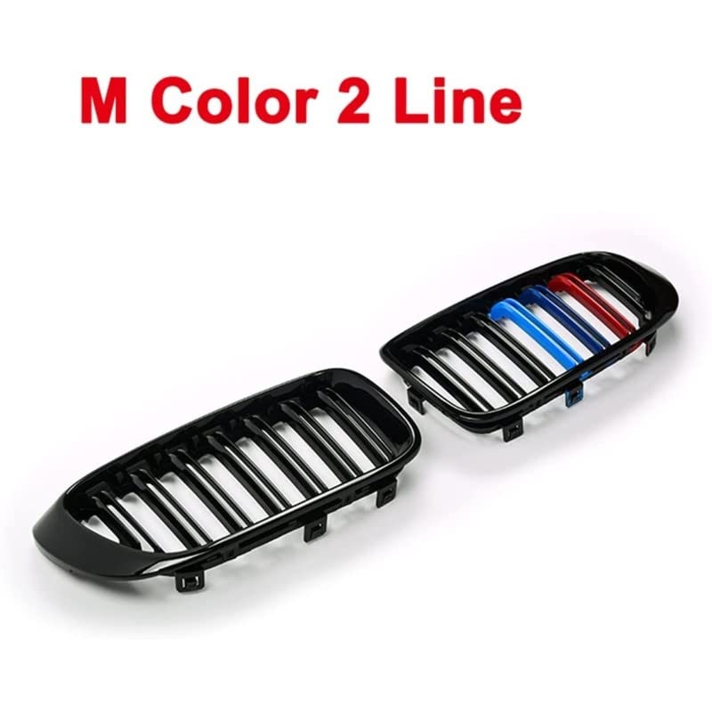 Front Bumper Grill Compatible With Bmw X3 F25 2014-2018 Front Bumper Grill M Colour