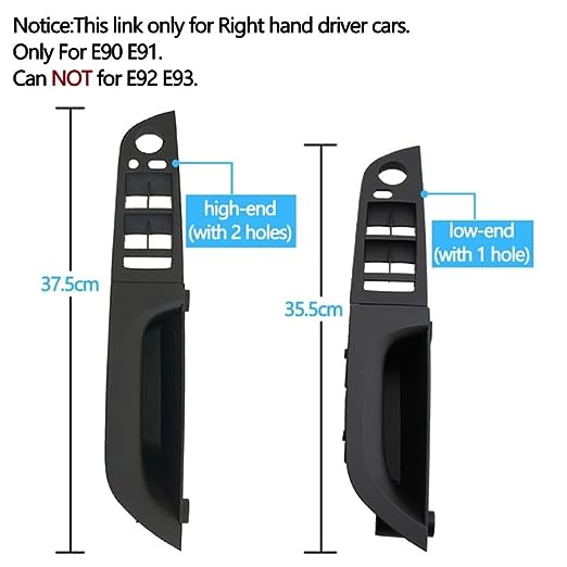 Door Handle Compatible with BMW 3 Series E90 2006-2012 Door Handle Beige 35.5mm 61319217343 51417239666