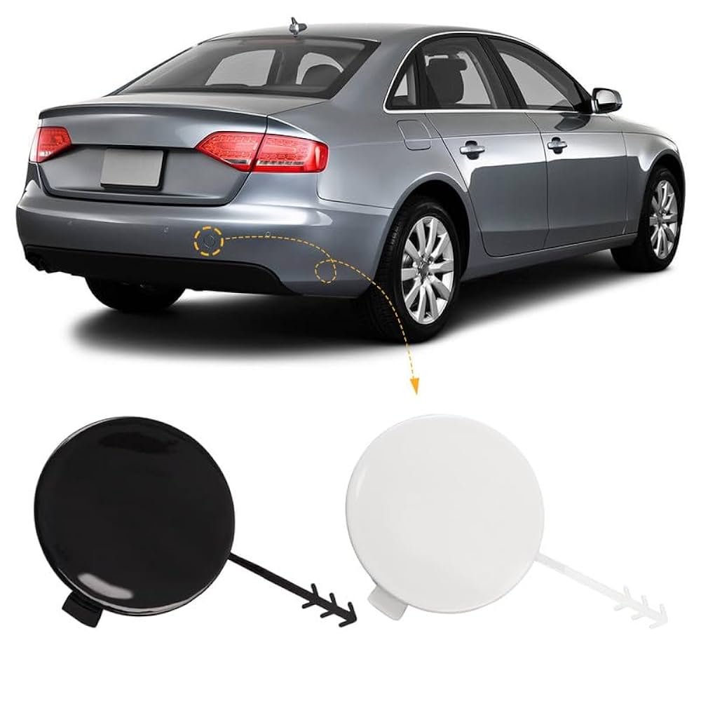 Rear Bumper Tow Towing Cap Cover Hook 8K0807441 Compatible with AUDI A4 B8 (8K2) | A4 / S4 2008-2012 Tag No.18