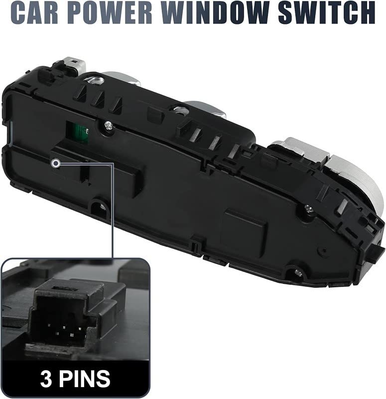 Window Switch Main Compatible With Mercedes C Class Window Switch Main C Class W205 2016 Glc W253 2016 E Class W213 2018 Beige