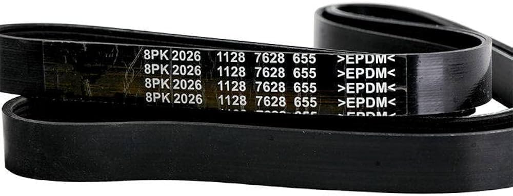 V-Ribbed Belt 11287628655 Compatible With BMW N52 F02