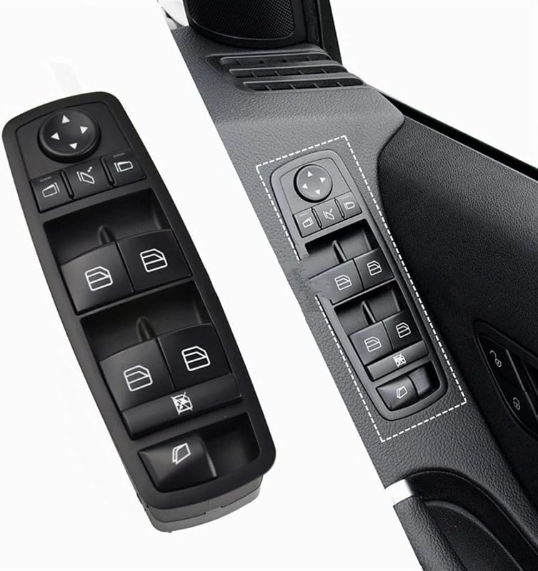Window Lifter Switch Button Compatible With Mercedes Ml W164 2007-2012 Gl W164 2007-2012 R Class W251 2007 2012 Window Lifter Switch Button 2518300590 A2518300590 25183005909051  A25183003909051 Tag No.17