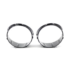 Fog Lamp Frame Plating Black Left 51117248791 & Right 51117248792 Compatible With MINI COOPER R56