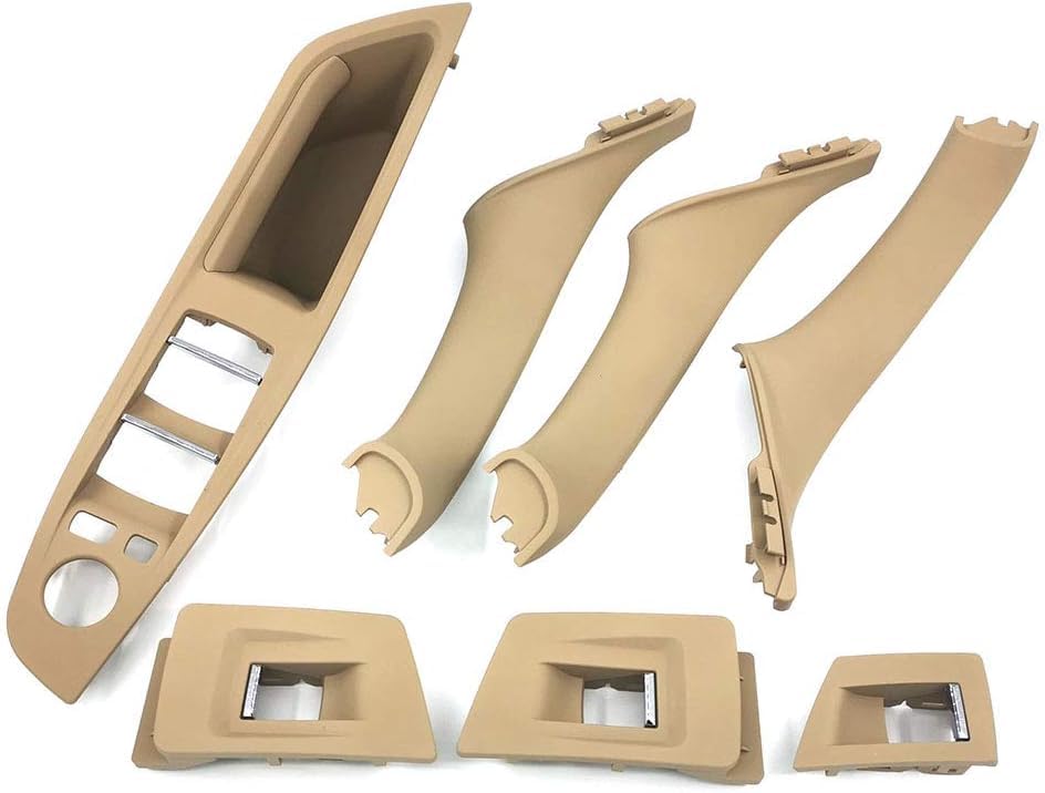 Inner Door Handle Assembly (Without Leather Set Of 7) Compatible With BMW 5 Series F10
