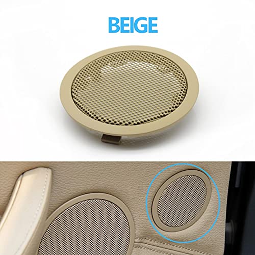 Speaker Cover Compatible With Bmw X5 Speaker Cover X5 E70 2007-2013 X6 E71 2008-2014 5 Series Gt F07 2010-2014 Beige