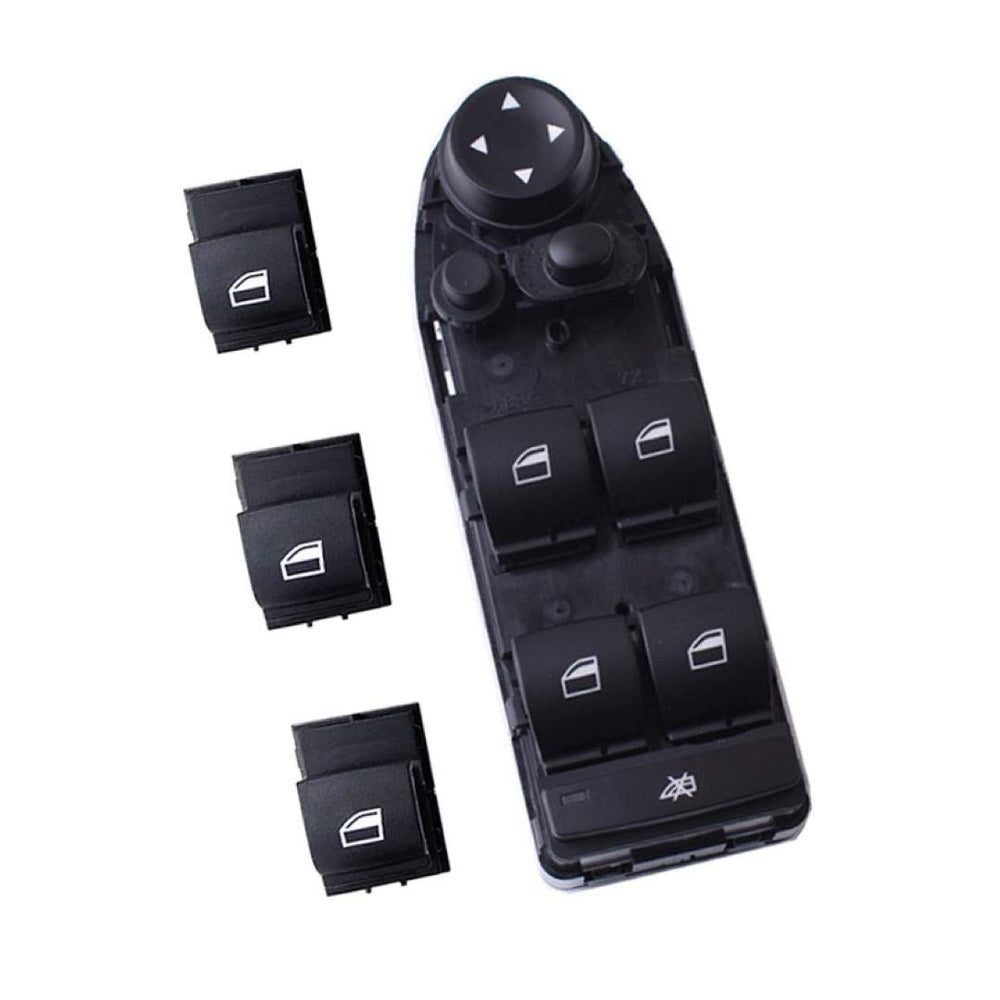 Black Master Window Switch Regulator 61319217332 Compatible With BMW 3 Series E90 E91 328i 335i 325i