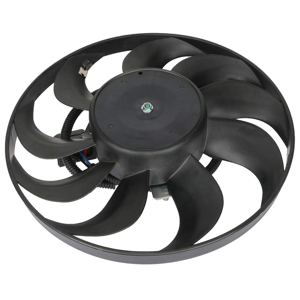 Engine Cooling Fan Motor Fan Assembly (Small) 6QD959455C Compatible With SKODA FABIA II (542) & OCTAVIA I (1U2) & VW NEW BEETLE (9C1, 1C1)