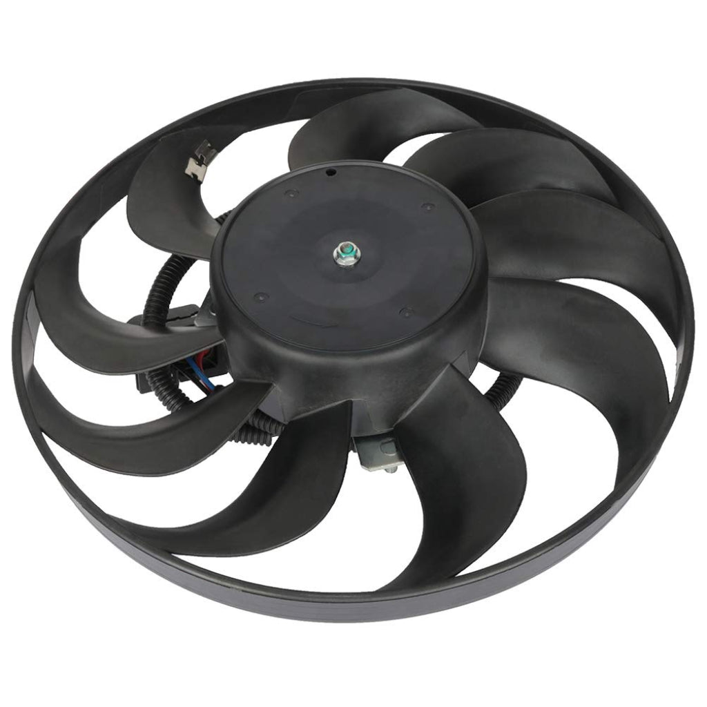 Engine Cooling Fan Motor Fan Assembly (Small) 6QD959455C Compatible With SKODA FABIA II (542) & OCTAVIA I (1U2) & VW NEW BEETLE (9C1, 1C1)