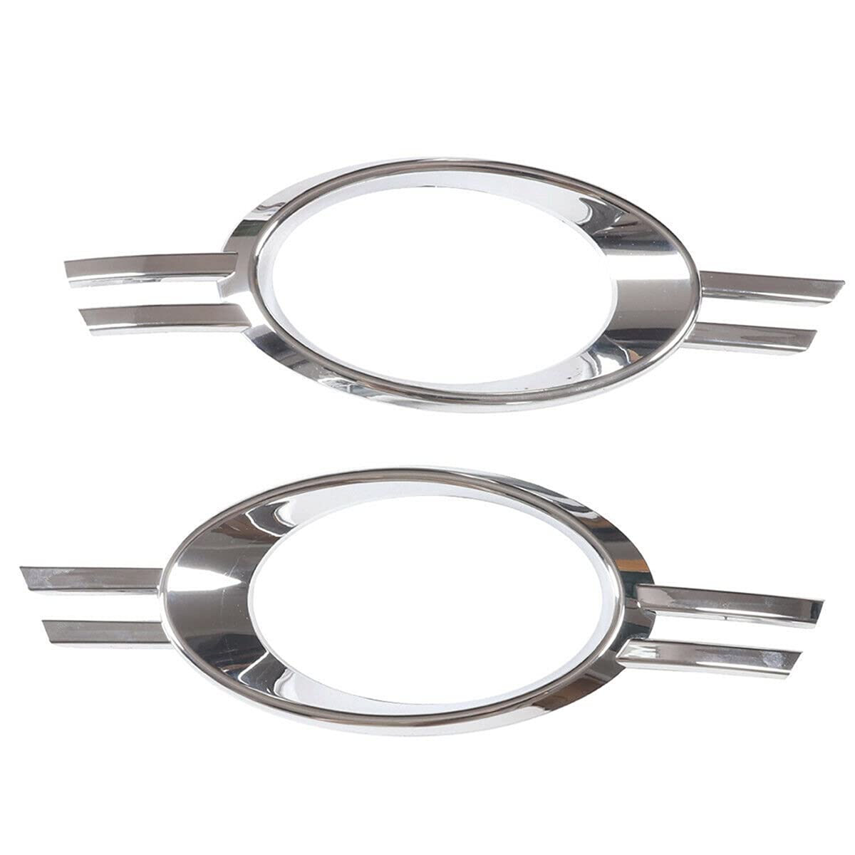 Fog Lamp Chrome Trim Ring Left 2048851374 & Right 2048851474 Compatible With Mercedes Benz C-CLASS W204 (2007-2014) Tag No.255
