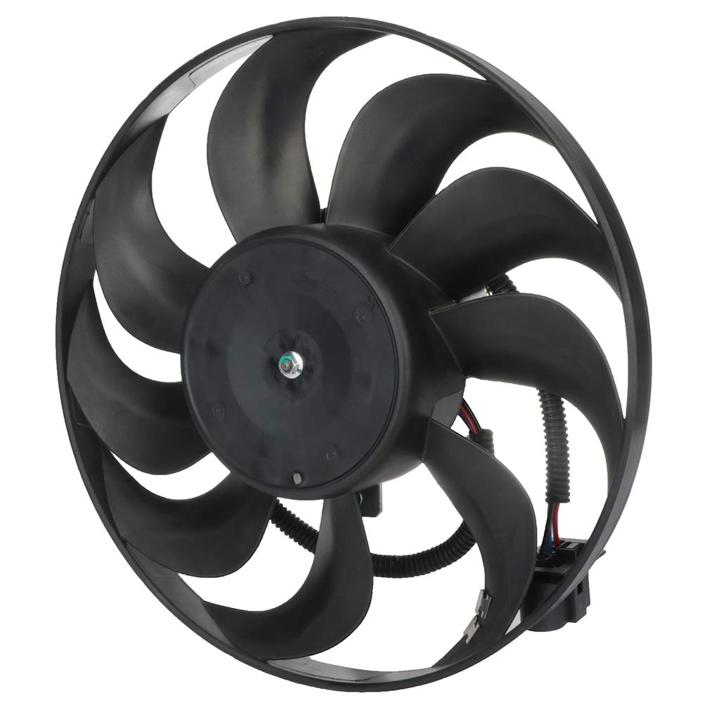 Engine Cooling Fan Motor Fan Assembly (Small) 6QD959455C Compatible With SKODA FABIA II (542) & OCTAVIA I (1U2) & VW NEW BEETLE (9C1, 1C1)