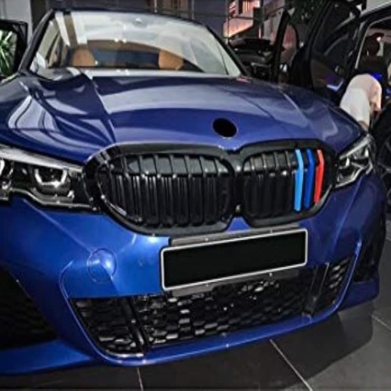 Front Bumper Grill Compatible With Bmw 3 Series G20 2018-2021 Front Bumper Grill M Colour