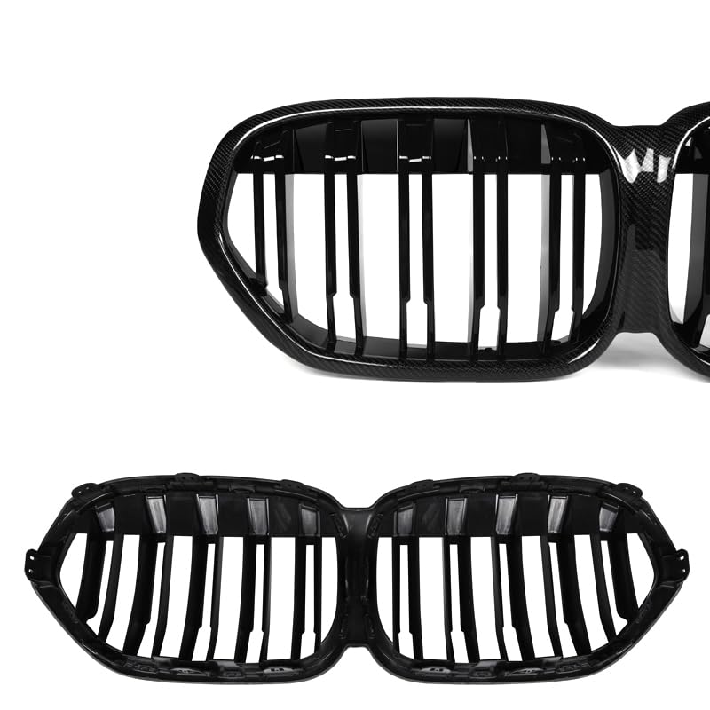 Front Bumper Grill Compatible With Bmw X1 F48 Lci 2019-2023 Front Bumper Grill Glossy Black F48 Grill Glossy Black Lci