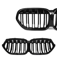Front Bumper Grill Compatible With Bmw X1 F48 Lci 2019-2023 Front Bumper Grill Glossy Black F48 Grill Glossy Black Lci