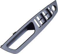 Inner Door Pull Handle 4pcs Set Black 51416975792 Left 51416969401 Right 51416969402 Compatible With BMW X5 X6 E70 E71 E72