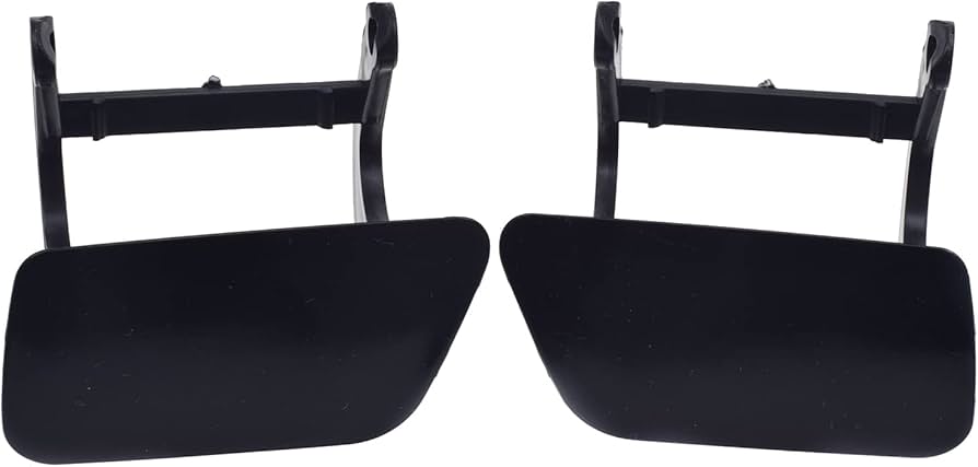 Headlight Washer Cap Set Left 51117056947 & Right 51117056948 Compatible With BMW E60