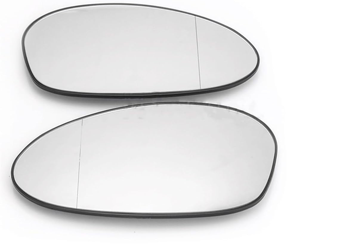 Side Mirror Glass Set Left 51167157247 Right 51167157246 Compatible With BMW 3 Series E90 (2000-10)