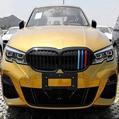 Front Bumper Grill Compatible With Bmw 3 Series G20 2018-2021 Front Bumper Grill M Colour