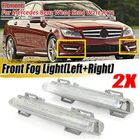 Fog Lamp Fog Light Drl Led Drl Compatible With Mercedes C Class W204 2007-2011 E Classs W212 2009-2013 Slk 2011-2015 Fog Lamp Fog Light Drl Led Drl Left 2049068900
