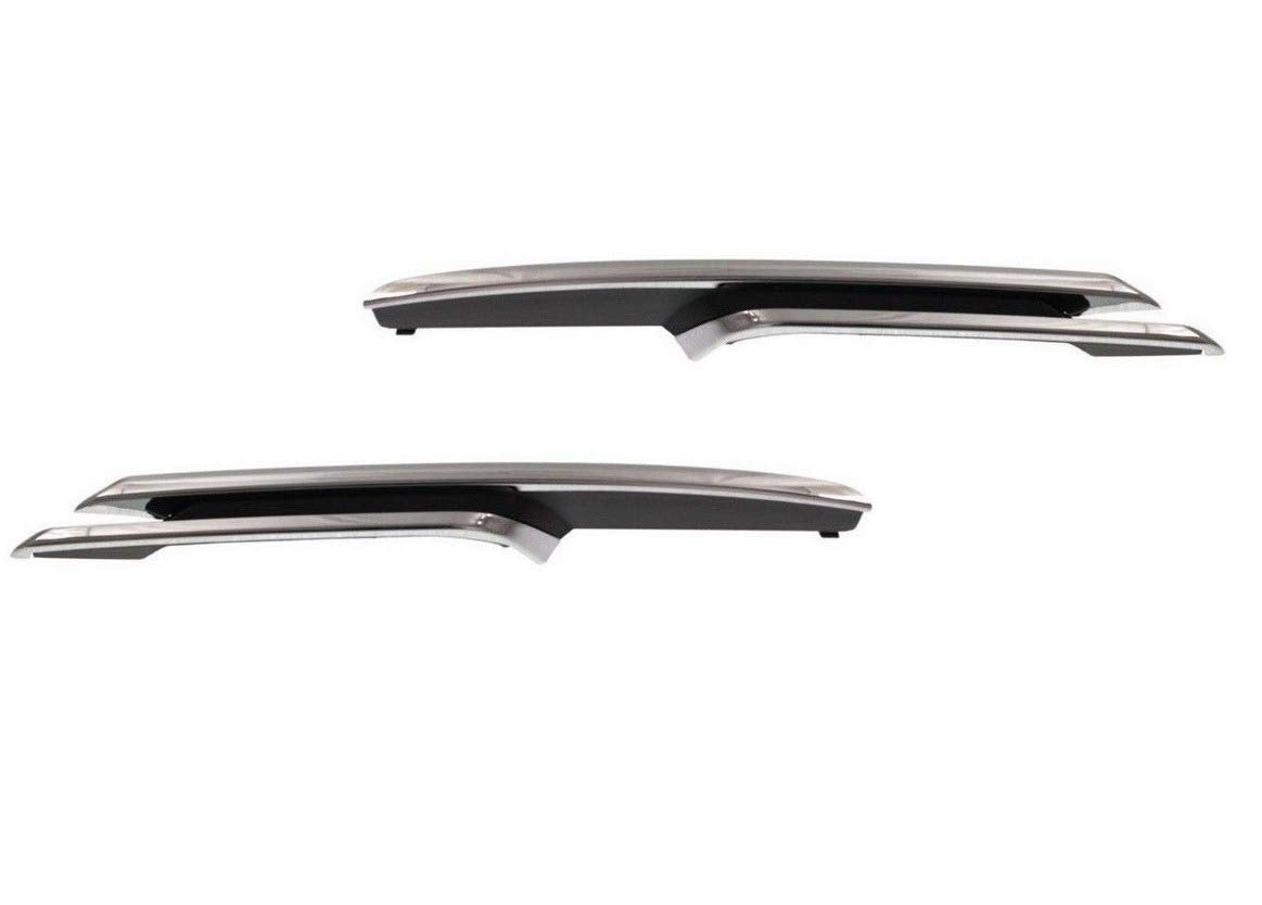 Bumper Chrome Left 51117179697 & Right 51117179698 Compatible With BMW