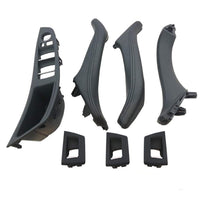 Door Handle Compatible with BMW 5 Series Door Handle 5 Series F10 2010-2017 Full Set Black