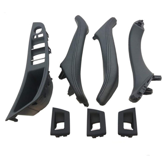 Door Handle Compatible with BMW 5 Series Door Handle 5 Series F10 2010-2017 Full Set Black