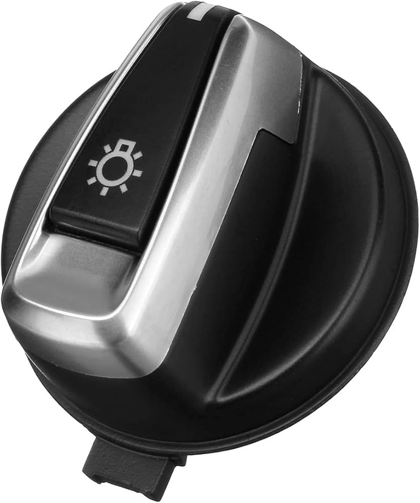 Headlight Switch Rotary Knob 61316803965-D 61319311218 61319192744 61316803965 Compatible With BMW 5 Series 2010-2016