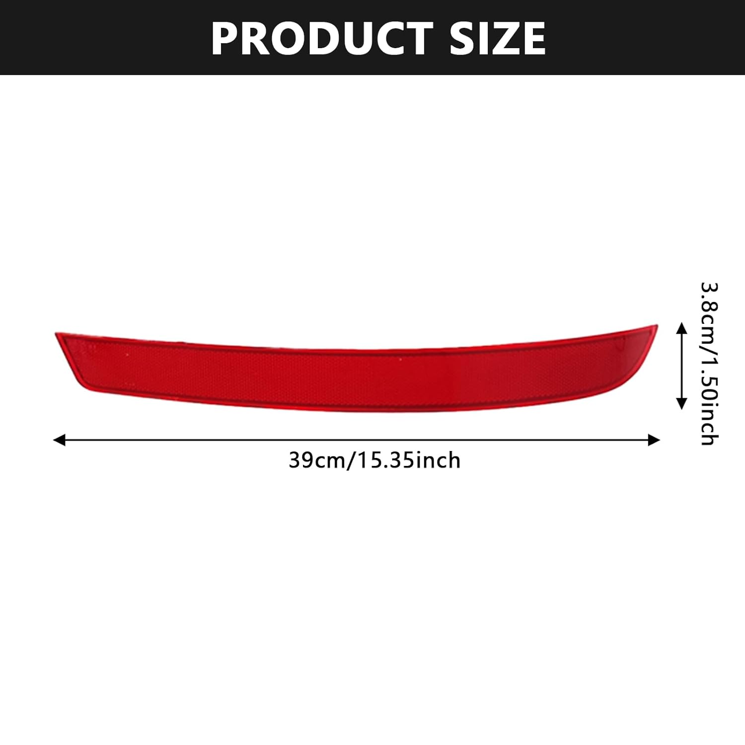 Rear Bumper Reflector Compatible With MERCEDES-BENZ GL-CLASS X166 Rear Bumper Reflector Left 1668200473  & Right 1668200474 Tag-RB-101