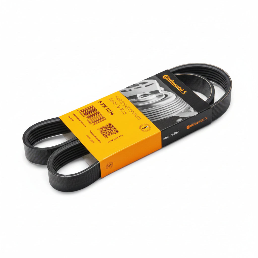 Multi Rib Belt 6PK1026 04L260849C Compatible With SKODA OCTAVIA III (5E3, NL3, NR3) (CONTINENTAL)