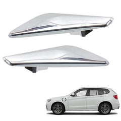 Fender Chrome Left 51117338569 & Right 51117338570 Compatible With BMW X3 (F25) (2013-2017) Tag No.66