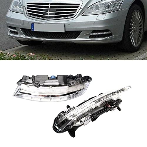 Fog Lamp Fog Light Drl Led Drl Compatible With Mercedes C Class W204 2011-2014 E Class W221 2009-2013 R Class W251 2011-2015 Fog Lamp Fog Light Drl Led Drl Left 2218201756