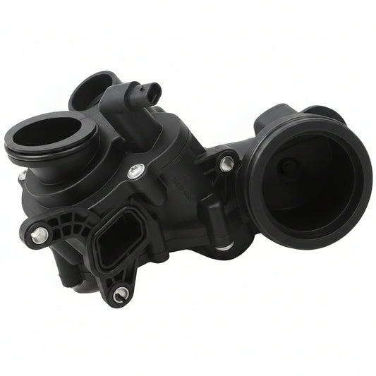 Engine Coolant Thermostat Housing 059121111BM 059121111AQ 059121111BG 059121111BK 059121111CF 059121111CR Compatible With AUDI A6 Q7 Tag No.58