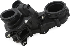 Engine Coolant Thermostat Housing 059121111BM 059121111AQ 059121111BG 059121111BK 059121111CF 059121111CR Compatible With AUDI A6 Q7 Tag No.58
