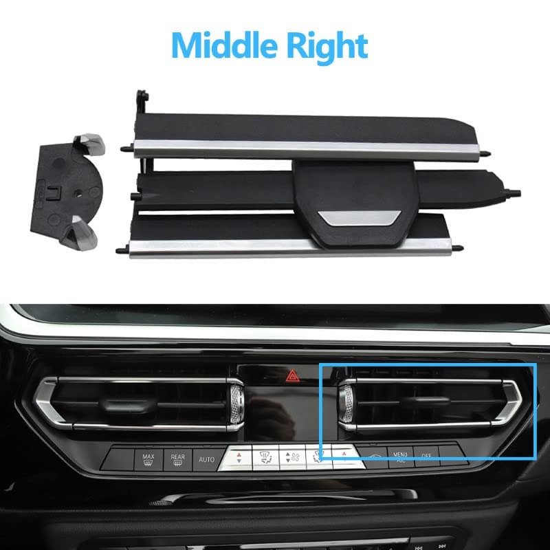 X3 Ac Vent Slider Kit Compatible With Bmw X3 Ac Vent Slider Kit 3 Series G20 2019 2021 2 Series F44 2020 2022 X3 G01 X4 G02 2020 Z4 G29 2017