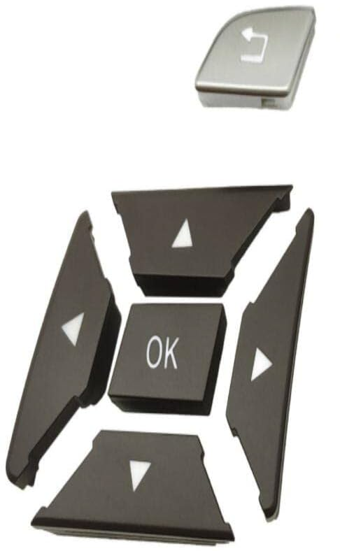 Steering Wheel Buttons High-end Model Moka& Chrome 16690518008490 16690519008490 Compatible With Mercedes Benz ML GL/G Class W166 W463