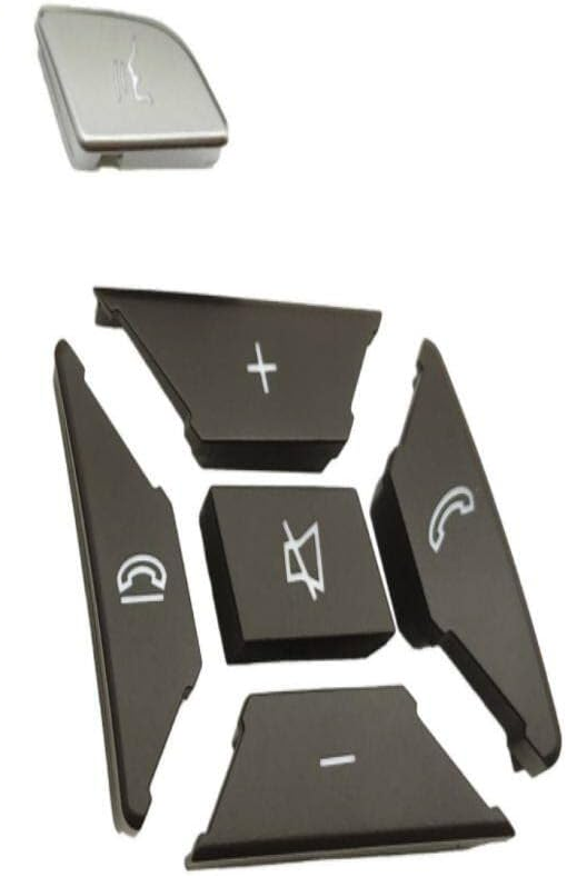Steering Wheel Buttons High-end Model Moka& Chrome 16690518008490 16690519008490 Compatible With Mercedes Benz ML GL/G Class W166 W463