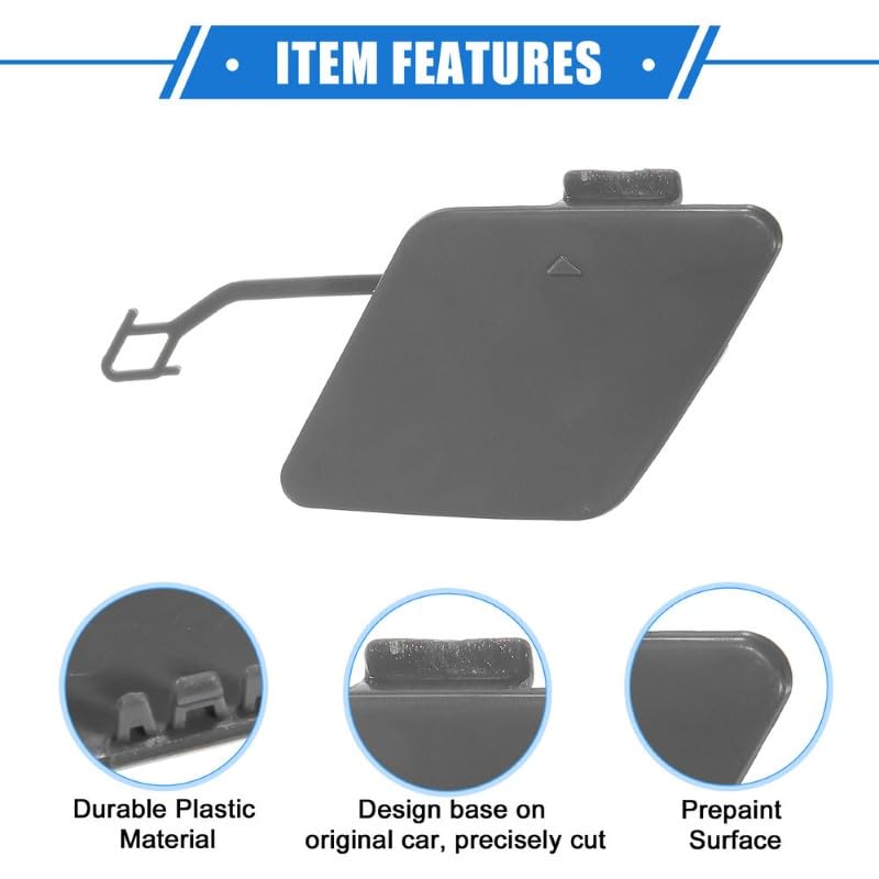 Bumper Tow Towing Cap Cover Hook Compatible with BMW 3 Series F30 2012-2015 Tow Towing Cap Cover Hook Cap Cover 51127312748py F30 Towing Cover