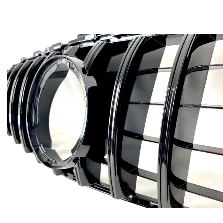 Front Bumper Grill Compatible With Mercedes Benz C Class W205 2019-2022 Front Bumper Grill W205 Grill Gtr Silver Lci