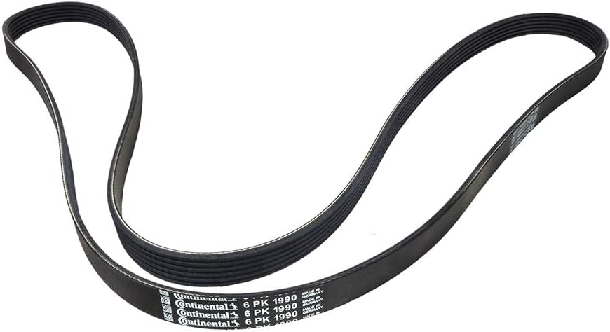 Multi Rib Belt 6PK1990 11287549150 Compatible With BMW 3 (E90), 5 (E60), X3 (E83) (CONTINENTAL)